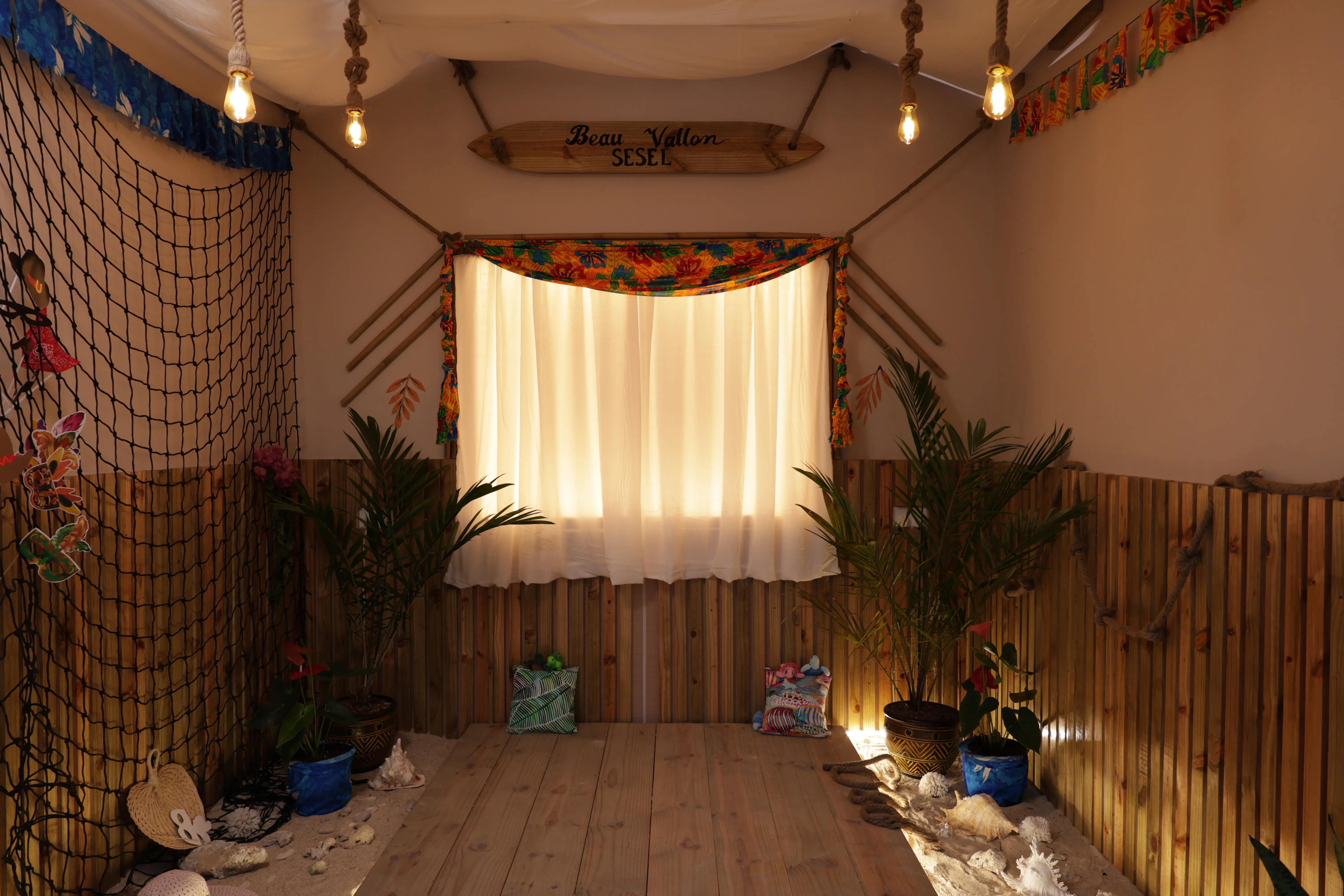 Beau Vallon Beach at sunset